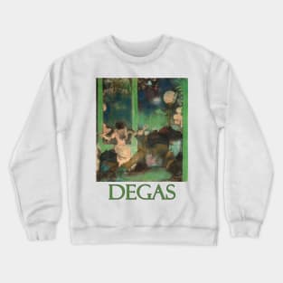 At the Cafe des Ambassadeurs by Edgar Degas Crewneck Sweatshirt